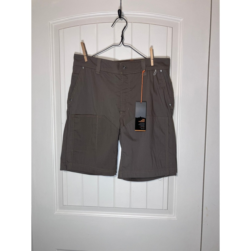 Orvis Outdoor Performance Shorts Mens 38 Brown Khaki Hiking Utility Cargo NWT